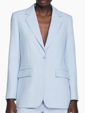 Opera Sequin-stripe tailored jacket